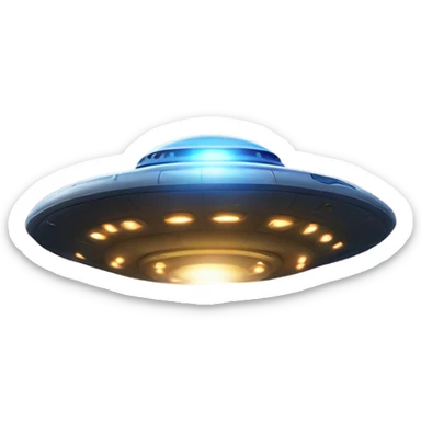 Pleiadian Light craft saucer ufo sticker