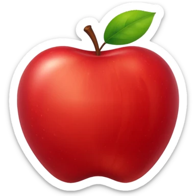 emoji de una manzana sticker