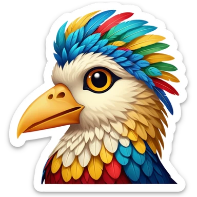 Bird blended with lamelo ball sticker