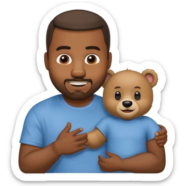 kanye west bear man sticker