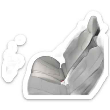 Hyper realistic, open top, black, drak grey uphollstery, Tesla Model 3 Performance, left side view sticker