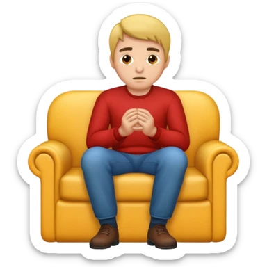 A man insisting to you to sit in his lap sticker