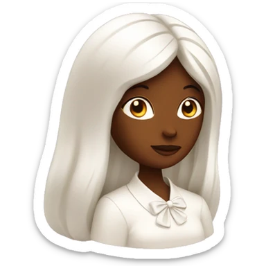 Magdalena chocolate blanco sticker