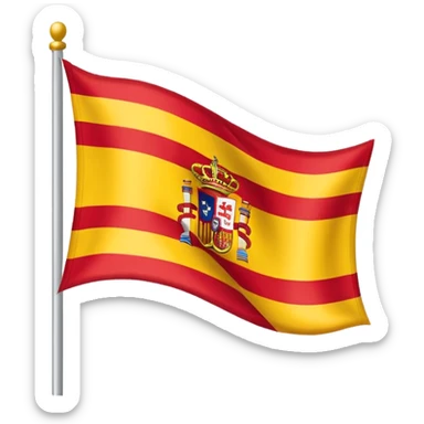 Flag of Spanish Kingdom sticker