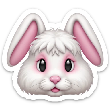 A sad bunny sticker