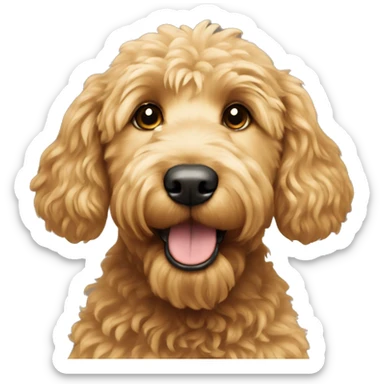 Golden doodle dog  sticker