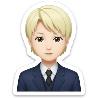 Ayanokoji kiyotaka from class room of the elite anime need emoji with his face instid emoji expresion sticker