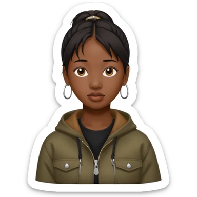 Travis Scott if he was an Asian girl sticker