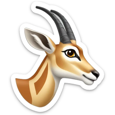 Emmanuel gazelle sticker