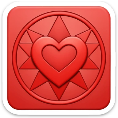 Make an emoji of a heartagram it should be a pentagram but instead of two traingles it should be a heart and a triangle  sticker