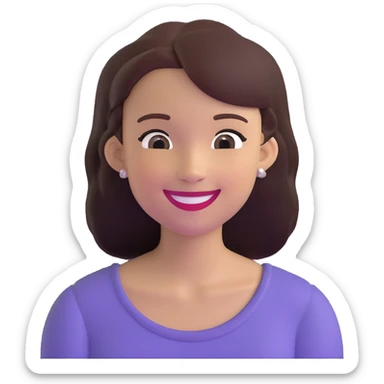 joyful young woman sticker