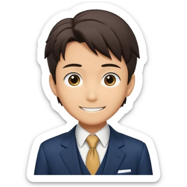 Kaito Kuroba in the famous detective conan story sticker