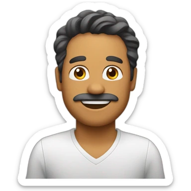 Morenito con entradas  sticker