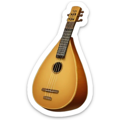 Erlandskian The Balalaika Daminko Balalaika Family instrument sticker