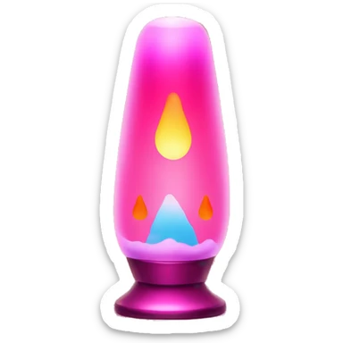 year 2000’s pink lava lamp sticker