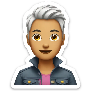 Butch lesbian sticker