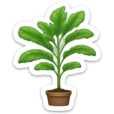 newly plant sticker