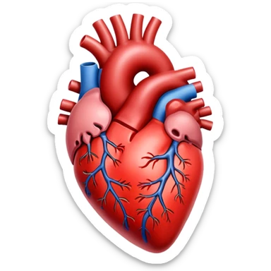 Hearts organ  sticker