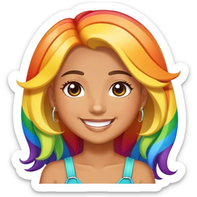Rainbow high Sunny bff sticker