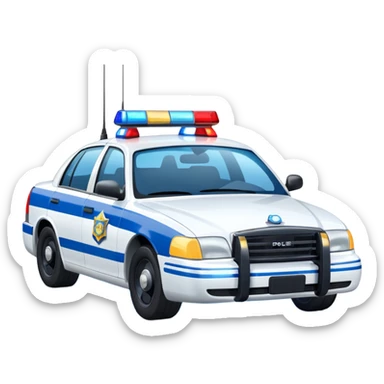 un emoji similar a este pero de una coche de policia sticker