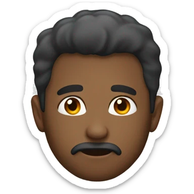 Man forget something purposefully  sticker