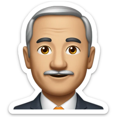 Mr. Prezident of Uzbekistana and fanta sticker