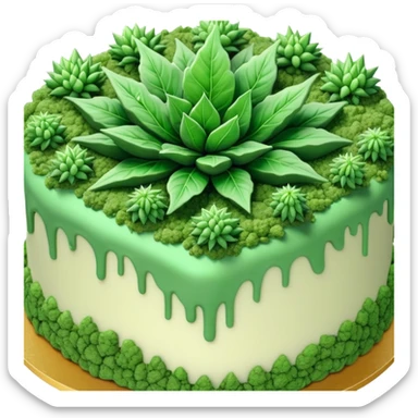 Los Angeles Kush cake sticker