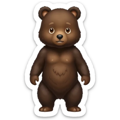 i wanna emoji black bear for my bio sticker