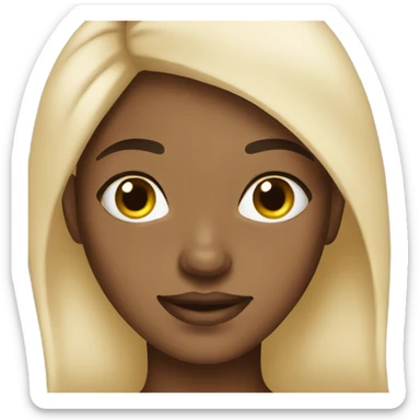 Hyperpigmentation girl sticker