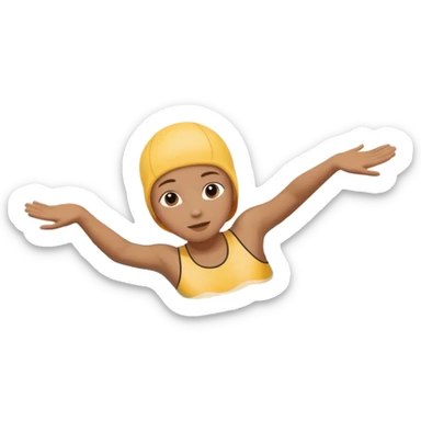 Pre dawn swim sticker