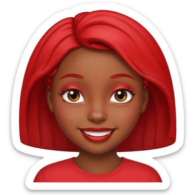 Black girl high off weed sticker