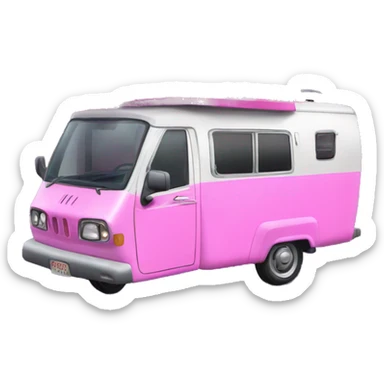Haunted Barbie dreamhouse Camper tuk tuk  sticker
