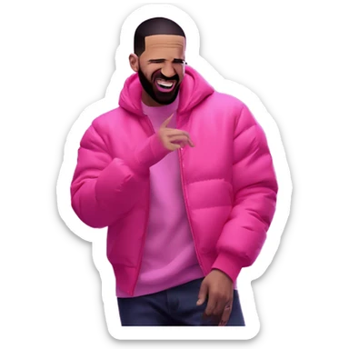 Drake Hotline Bling: Iconic-style Candid Likeness Meme

Drake in neon pink, rejecting one idea with a frown, then approving another with a smile, set in a vibrant, futuristic scene. sticker