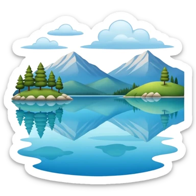 water lake pound sticker