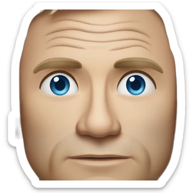 daniel craig blue eyes sticker