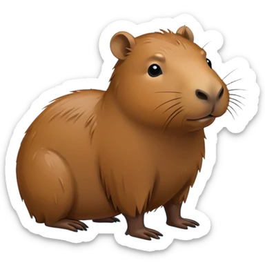 Kapibara sticker