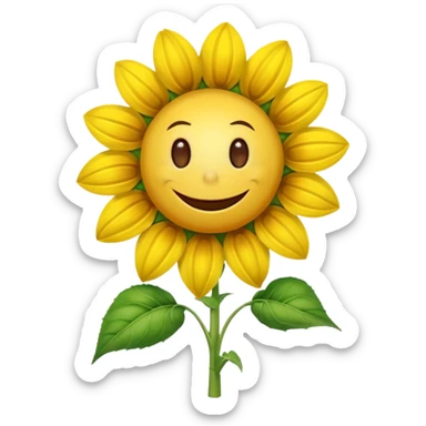Sunflower plants vs zombies sticker