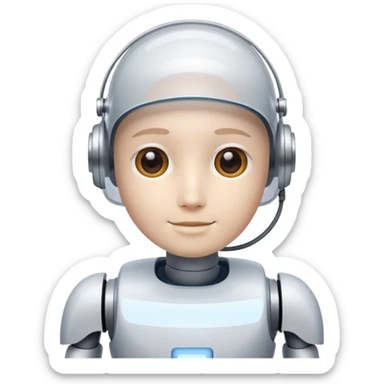An AI bot that looks like the character Casper sticker