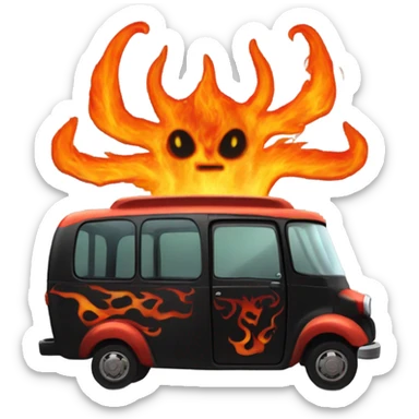 Satan’s tuk tuk sticker