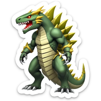 Haxorus (full body) sticker