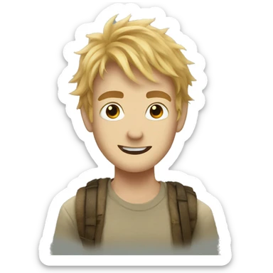 newt from maze runner sticker