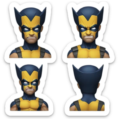 Wolverine x men sticker