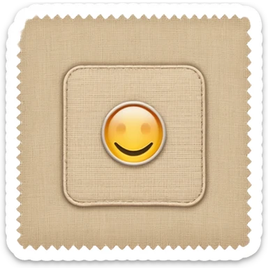 cloth house fabric swatch sticker