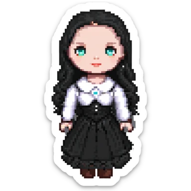 woman doll sticker