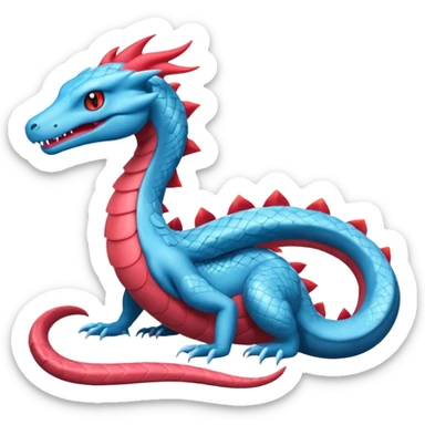 Salamence-Salazzle-Seviper-Amaura-Salandit-fusion sticker