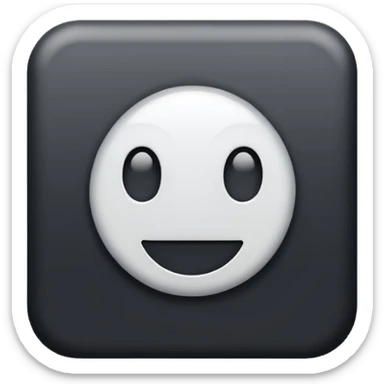 White checker sticker