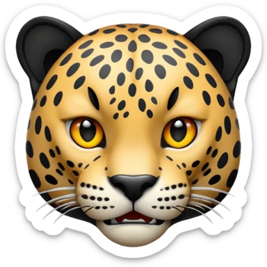 emoji jaguar sticker