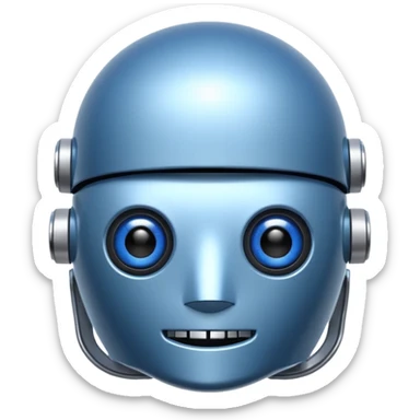 Crée-moi un robot sympathique, pour un chatbot sticker
