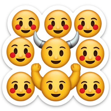 Crear un emojis usando de base este 😈 con frase "Grupo los descarriados" tal cual sin cambiar sticker