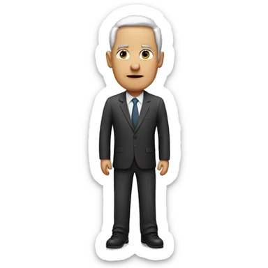 Man resignation  sticker